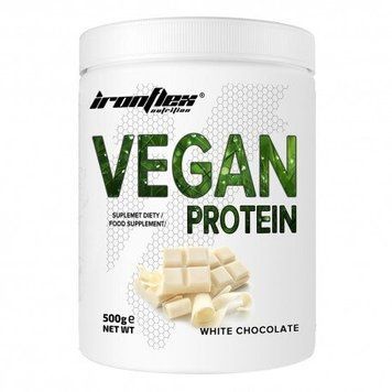 IronFlex Vegan Protein, 500 грамм - Белый шоколад CN11478-6 фото