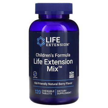 Life Extension Children's Formula Life Extension Mix, 120 жевательных таблеток CN16473 фото