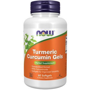NOW Turmeric Curcumin, 60 капсул CN10367 фото