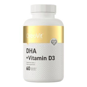 OstroVit DHA + Vitamin D3, 60 капсул CN15335 фото