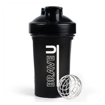Shaker - 400ml Black 2023-10-7556 фото