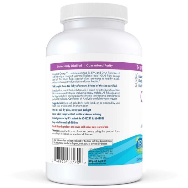 Nordic Naturals Complete Omega, 180 капсул CN6912 фото