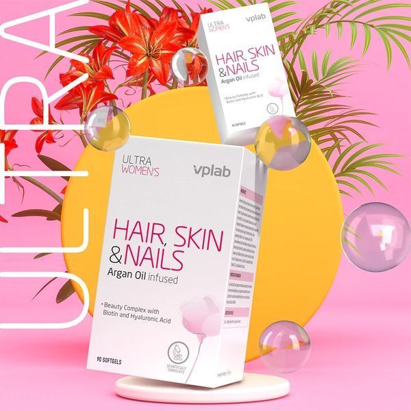 VPLab Ultra Women's Hair, Skin & Nails, 90 капсул CN14189 фото