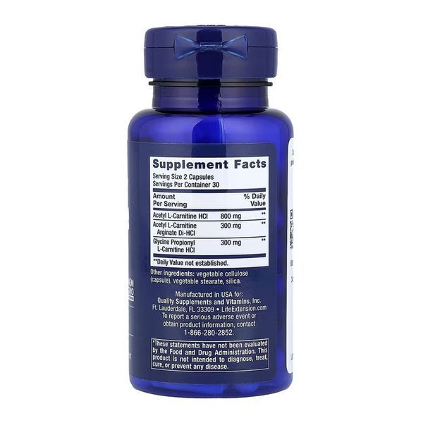 Optimized Carnitine - 60 caps (До 12.26) 2024-11-0274 фото