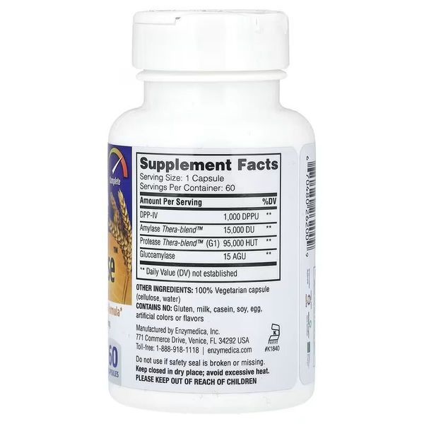 Enzymedica Gluten Ease, 60 капсул CN15545 фото