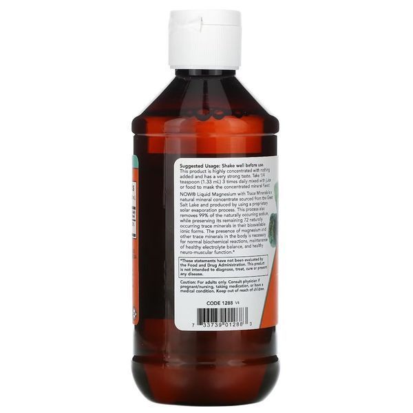 NOW Liquid Magnesium, 237 мл CN11635 фото