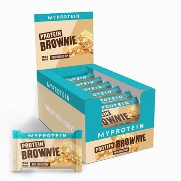MyProtein Protein Brownie, 12*75 грамм - Белый шоколад CN9345-1 фото