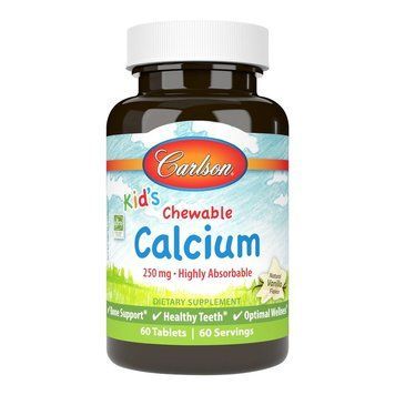 Carlson Labs Kid's Chewable Calcium, 60 таблеток CN7939 фото