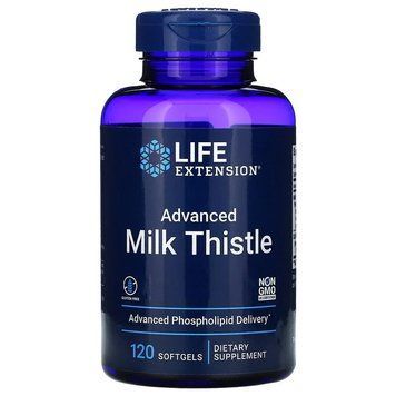 Life Extension Advanced Milk Thistle, 120 капсул CN7957 фото