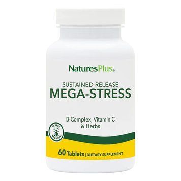 Natures Plus Mega-Stress Complex, 60 таблеток CN9732 фото