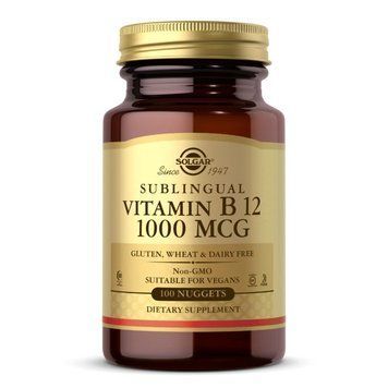 Solgar Vitamin B12 1000 mcg, 100 таблеток E3A0D73E29AE фото
