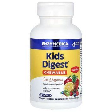Enzymedica Kids Digest, 90 жевательных таблеток - Фруктовый пунш CN15548-1 фото