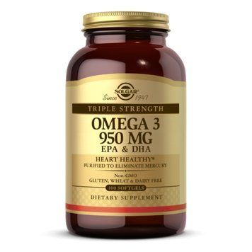 Triple Strength Omega-3 950mg - 100 softgels 2022-10-2999 фото