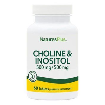 Natures Plus Choline and Inositol, 60 таблеток CN11745 фото