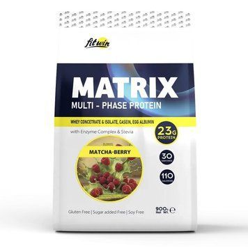 FitWin Matrix Multi-Phase Protein, 900 грамм - Матча-малина CN14876-9 фото