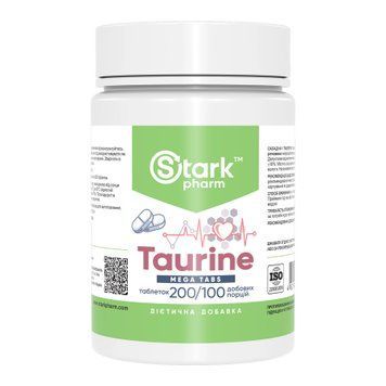 Taurine Mega Tabs - 200 tabs 2024-11-0167 фото
