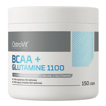 OstroVit BCAA + Glutamine, 150 капсул CN7757 фото