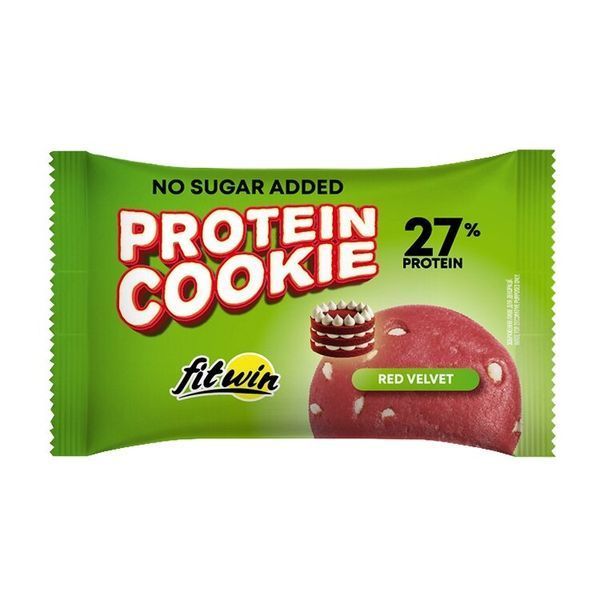 FitWin Protein Cookie 27%, 10*40 грамів - Червоний оксамит CN20119-1 фото