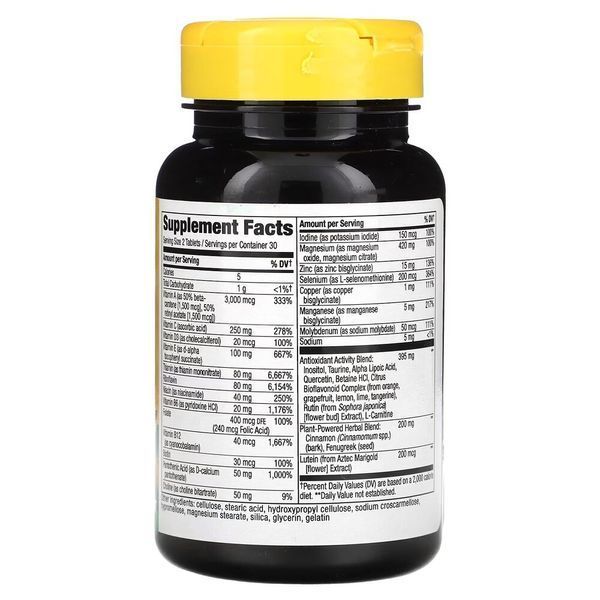 Nature's Way Alive! Diabetic Multivitamin, 60 таблеток CN14144 фото