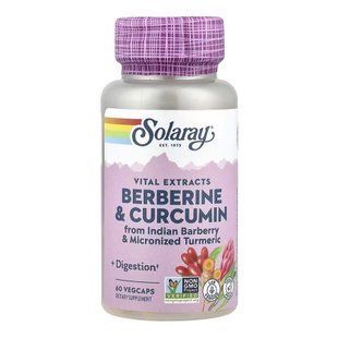 Berberine & Curcumin 600mg - 60 vcaps 2023-10-7734 фото
