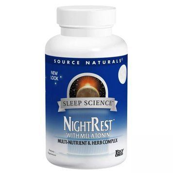 Source Naturals Sleep Science NightRest Melatonin, 50 таблеток CN13625 фото