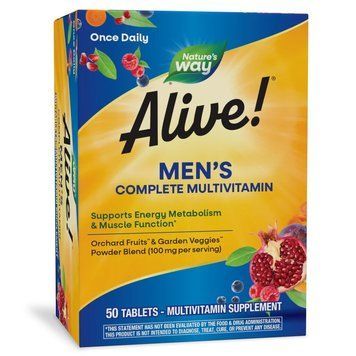 Nature's Way Alive! Men's Complete Multivitamin, 50 таблеток CN14145 фото