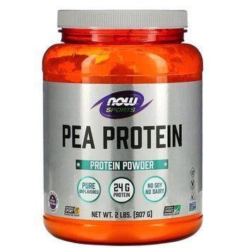 NOW Pea Protein Pure, 907 грамм - Без вкуса D9A7D7AE9A3D фото