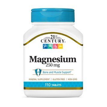 21st Century Magnesium 250 mg, 110 таблеток CN11167 фото