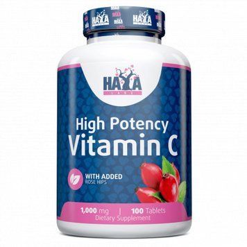 Haya Labs Vitamin C with Rose Hips 1000 mg, 100 таблеток CN10231 фото