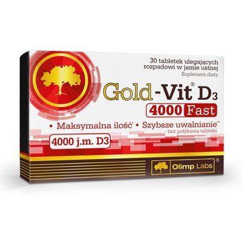 Olimp Sport Nutrition Gold-Vit D3 4000 Fast, 30 таблеток CN7507 фото