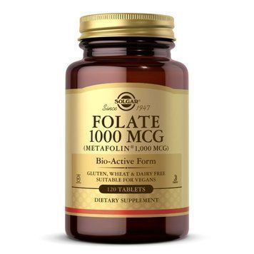 Solgar Folate 1000 mcg, 120 таблеток CN6111 фото