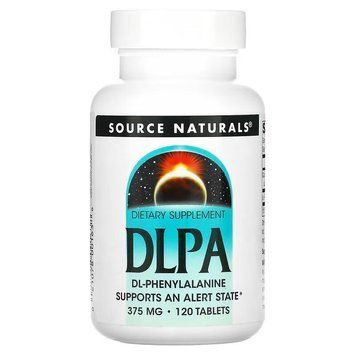 Source Naturals DLPA 375 mg, 120 таблеток CN12613 фото