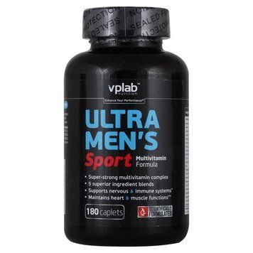 VPLab Ultra Mens Sport Multivitamin, 180 каплет CN5456 фото