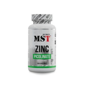 MST Nutrition Zinc Picolinate, 100 таблеток CN15449 фото