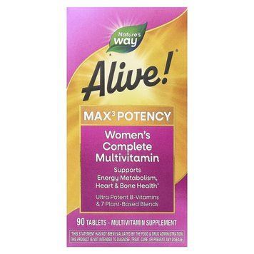Nature's Way Alive! Max3 Potency Women's, 90 таблеток CN16126 фото