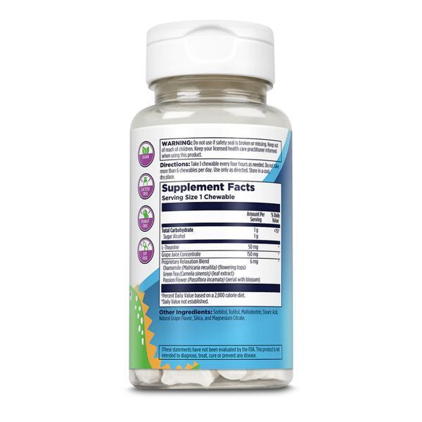 Relax-a-Saurus - 30 chewable Grape 2023-10-2163 фото