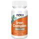 NOW Iron Complex, 100 таблеток CN11528 фото 1