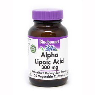 Bluebonnet Nutrition Alpha Lipoic Acid 300 mg, 30 капсул CN5061 фото