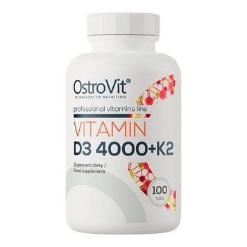OstroVit Vitamin D3 4000 +K2, 100 таблеток CN2813 фото