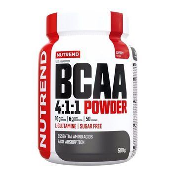 Nutrend BCAA 4:1:1 Powder, 500 грам - Вишня CN14612-4 фото