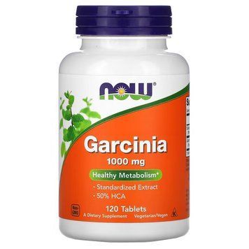 NOW Garcinia 1000 mg, 120 таблеток CN10926 фото