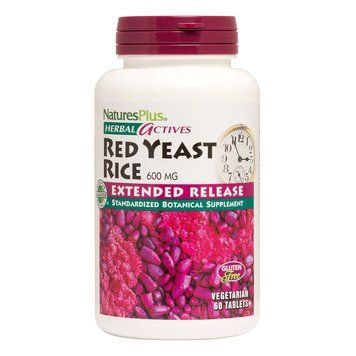 Natures Plus Herbal Actives Red Yeast Rice 600 mg, 60 таблеток CN11834 фото