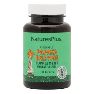 Natures Plus Papaya Enzyme, 180 жевательных таблеток CN11703 фото