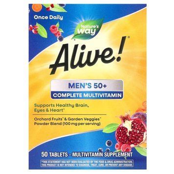 Nature's Way Alive! Men's 50+, 50 таблеток CN16127 фото