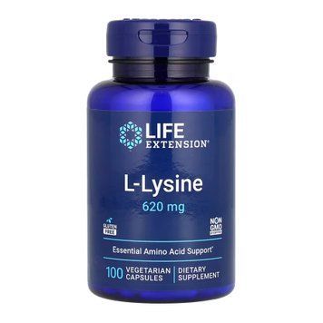 L-Lysine 620 mg - 100 vcaps (До 11.26) 2024-11-0321 фото