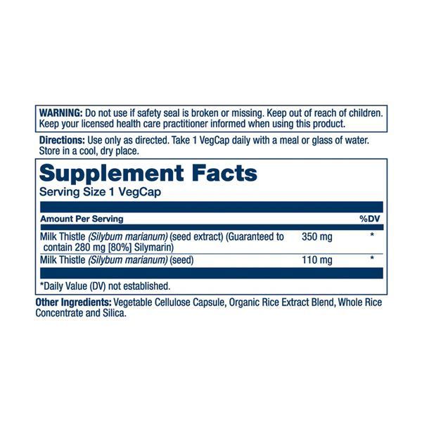 Milk Thistle Seed Extract One 350mg - 30 vcaps 2023-10-6738 фото