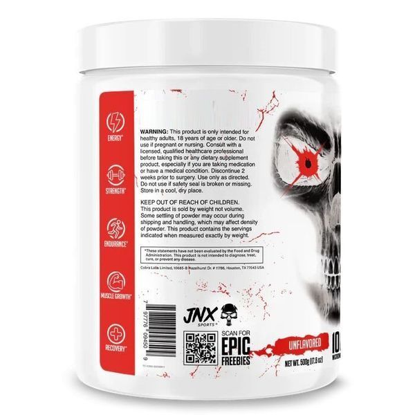 JNX Sports The Curse Creatine, 500 грам CN15235 фото