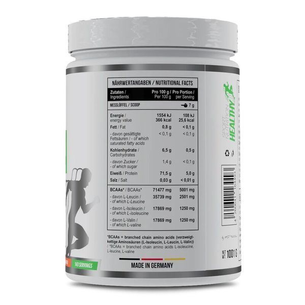MST Nutrition Healthy BCAA Instant, 1 кг - Персиковий чай з льодом CN15840-2 фото