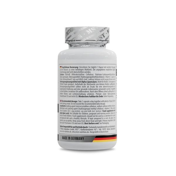 MST Nutrition Alpha Lipoic Acid, 60 капсул CN16562 фото