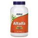 NOW Alfalfa 650 mg, 500 таблеток CN11486 фото 1